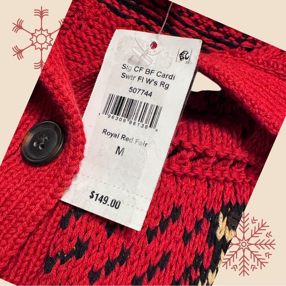 LL Bean Signature Cotton Fisherman Sweater Cardigan - Picture 8 of 10